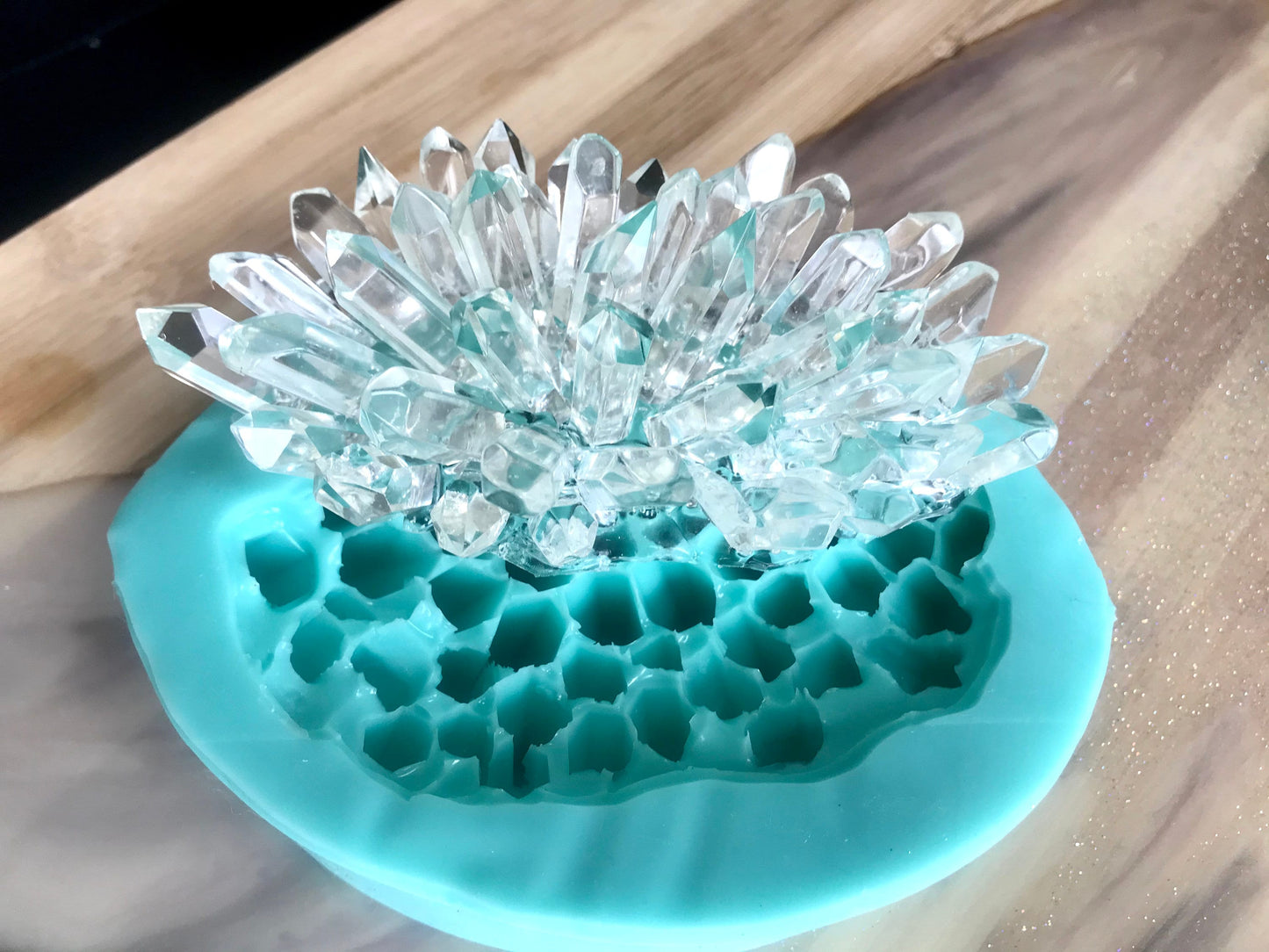 Extra Large Crystal Cluster Resin Silicone Mold