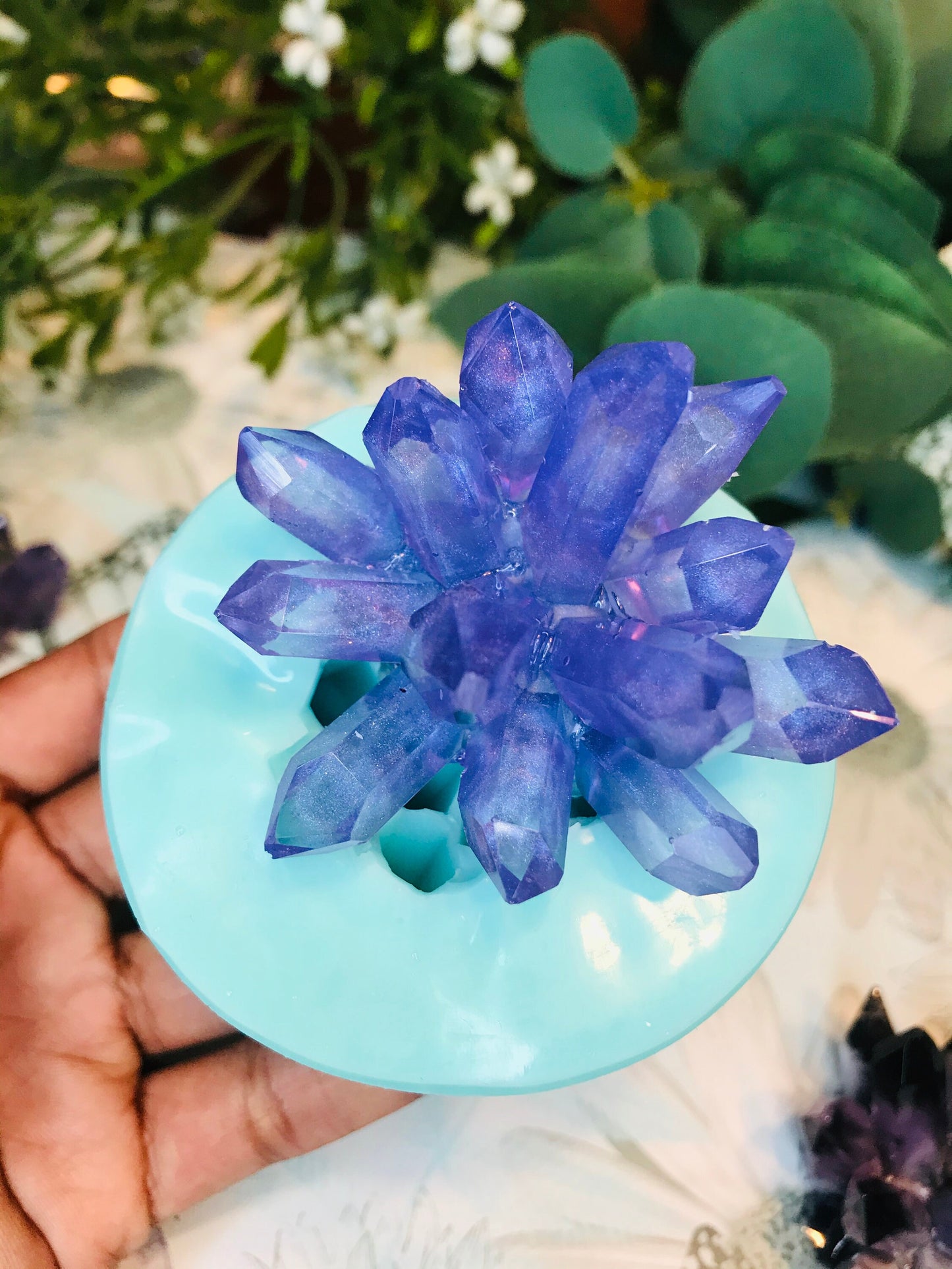 Crystal Cluster Silicone Mold