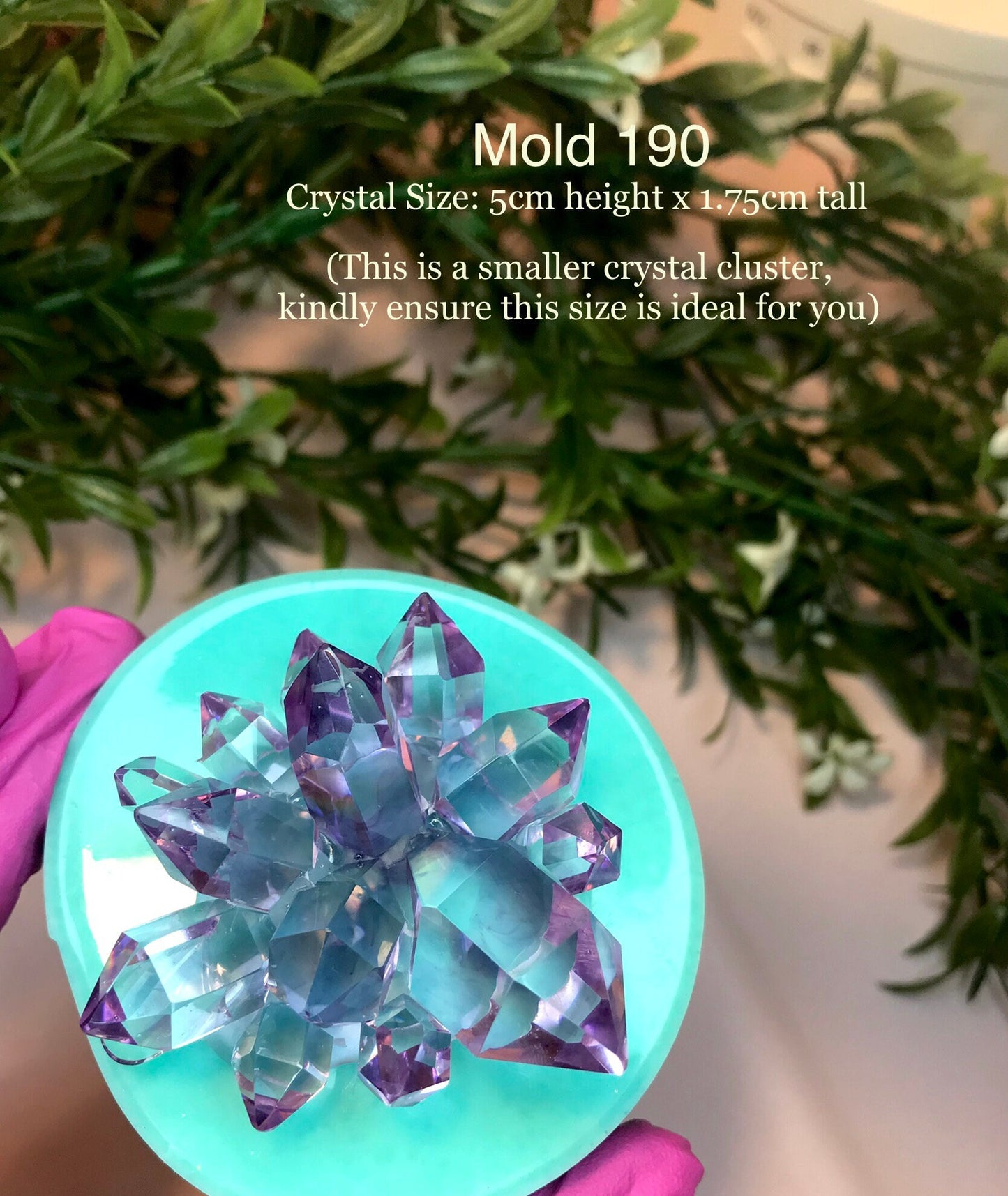 Mold 190, Crystal Cluster Silicone Mold || Crystal silicone mold|| Resin Silicone moulds