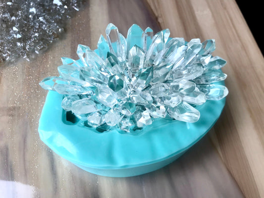 Extra Large Crystal Cluster Resin Silicone Mold