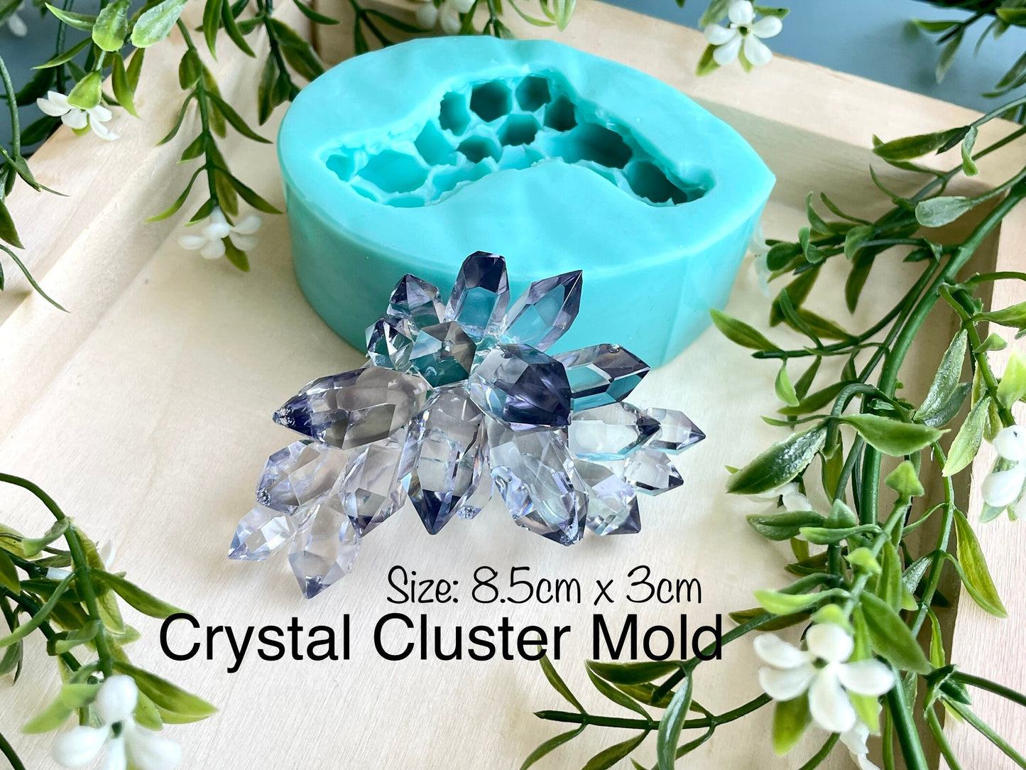 New Luxury High Quality Crystal Silicone Mold || Crystal Cluster Silicone Mold || Geode Crystal Cluster Mold