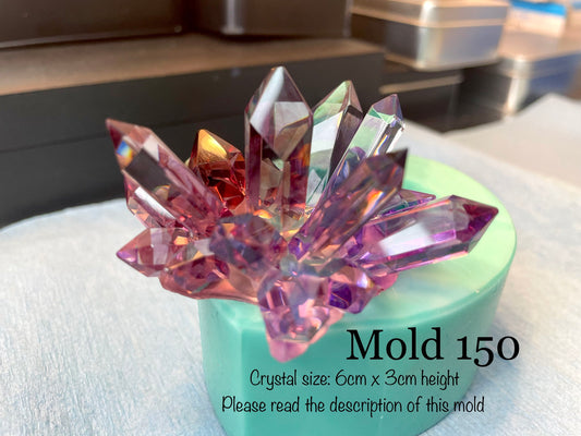 Crystal Silicone Mold || Resin Crystal Mold|| Mold 150 || Classique Mold 150