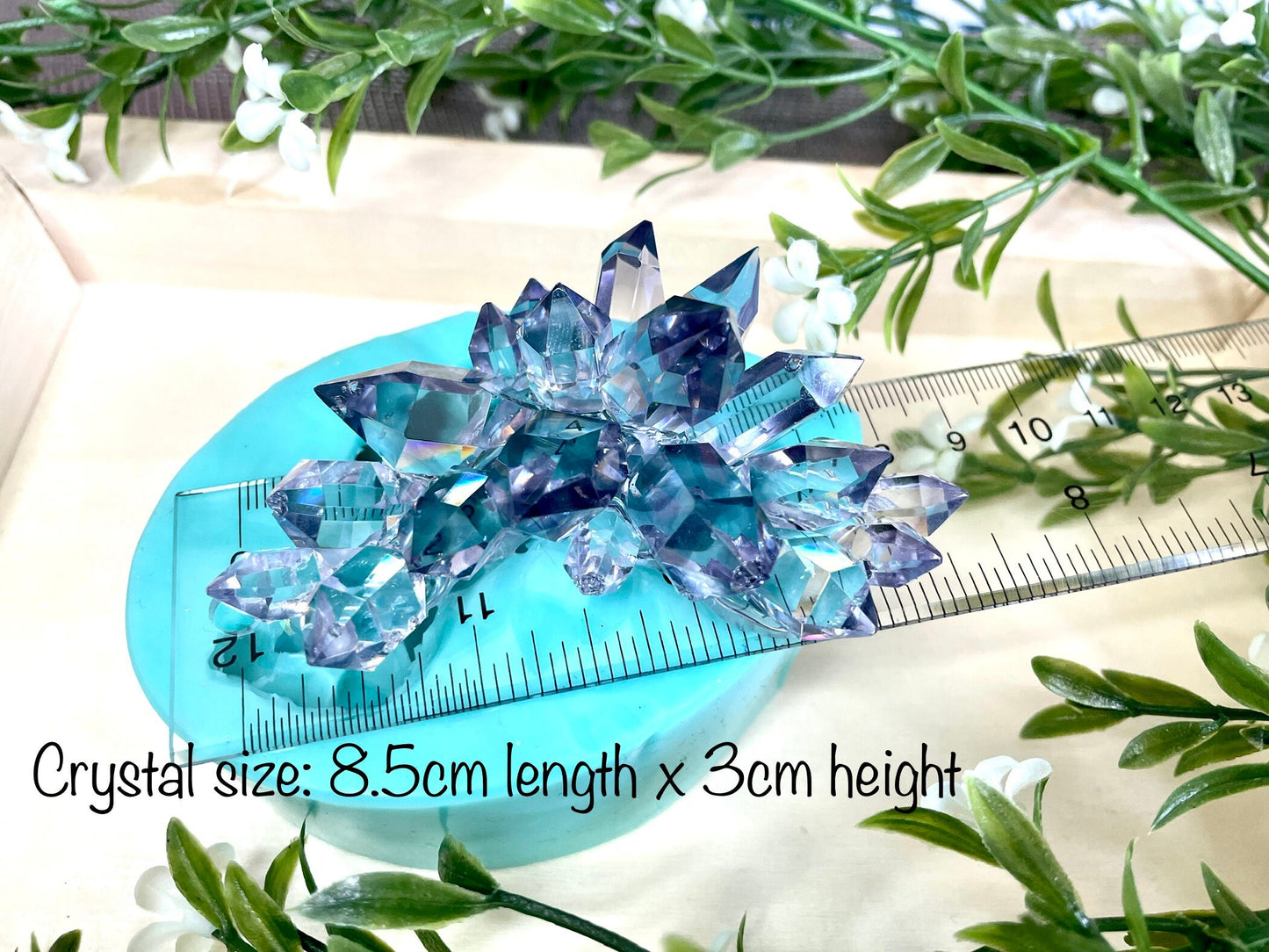 New Luxury High Quality Crystal Silicone Mold || Crystal Cluster Silicone Mold || Geode Crystal Cluster Mold