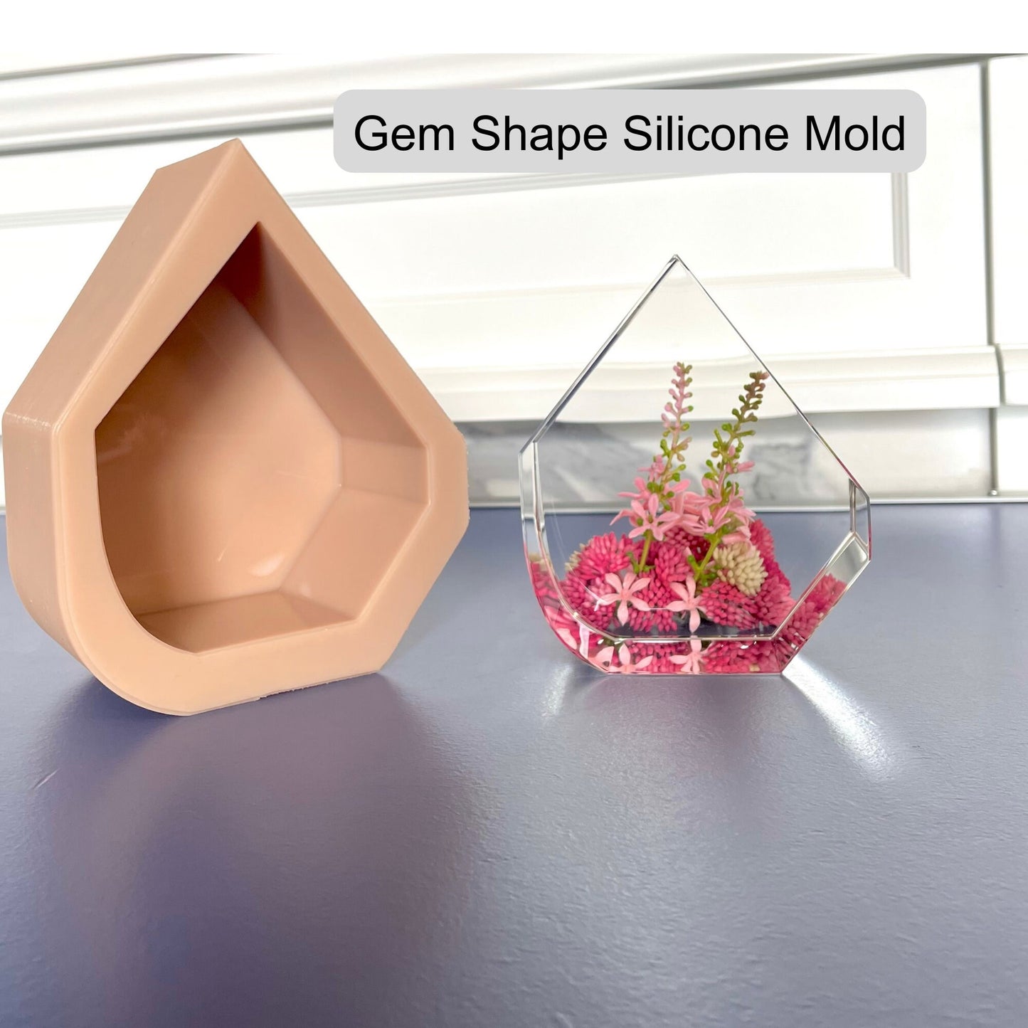 Gem Deep casting mold, Large Silicone, High quality silicone, Professional Shiny molds, Deep Casting Molds