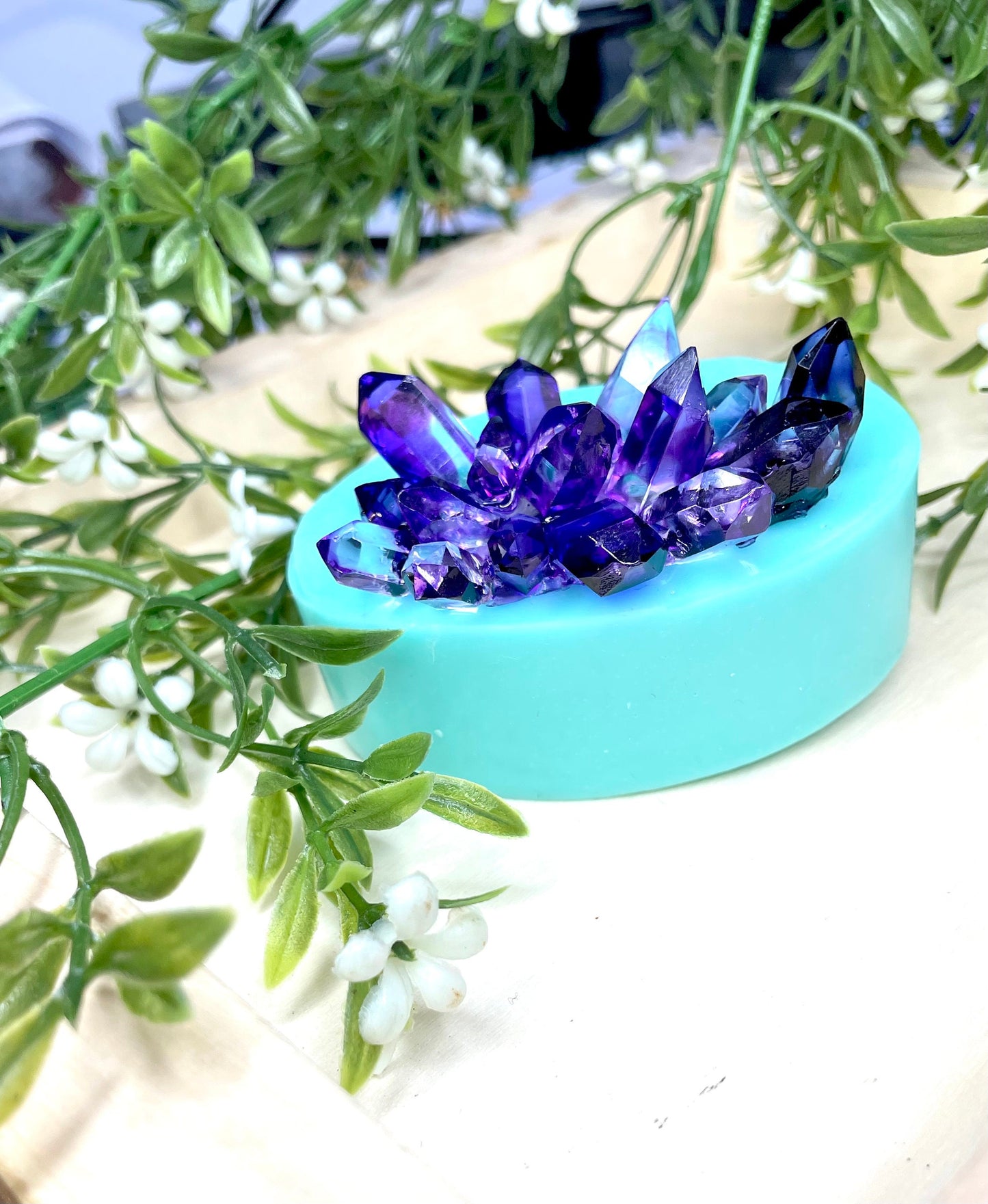 Resin Crystal Mold || Crystal Cluster Silicone Mold || Crystal Silicone Mold || Resin Silicone Moulds