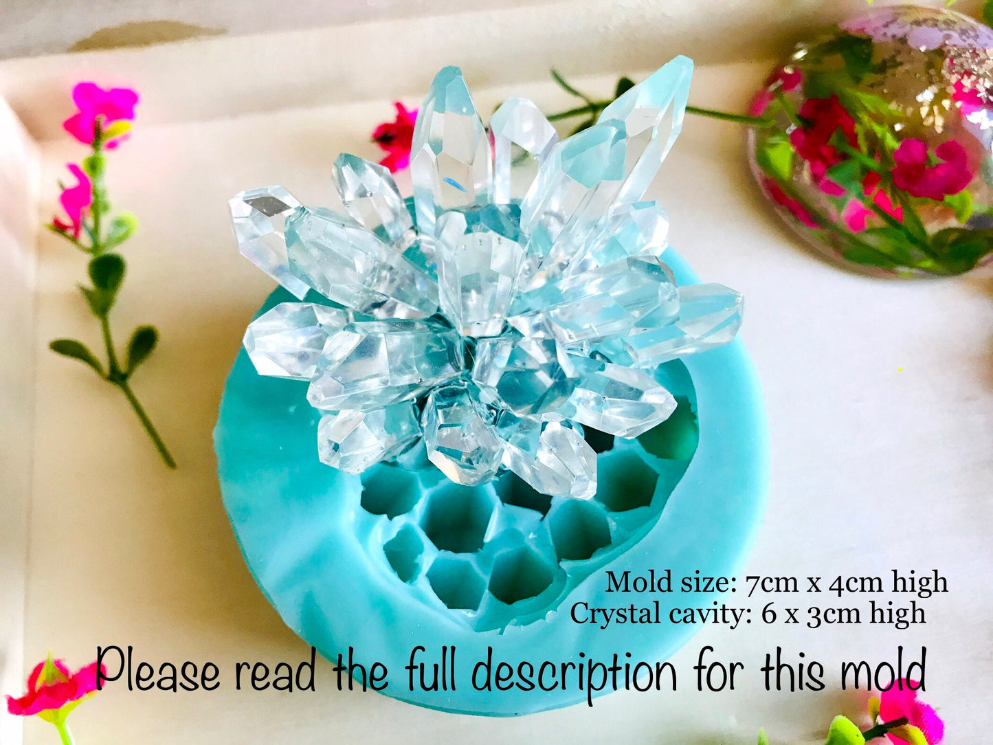 Resin Crystal silicone mold || Silicone resin moulds || High quality glossy silicone resin mold||