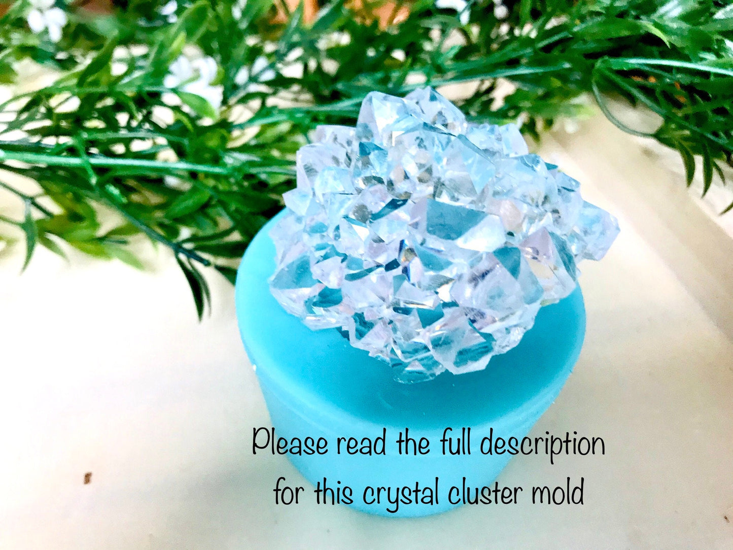 Crystal Cluster Silicone Mold || Candle Crystal Cluster Mold || Crystal Cluster Silicone Mold || Crystal Mold ||
